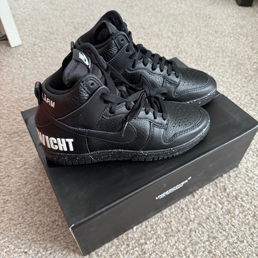 Nike Dunk High Black and White Sneakers